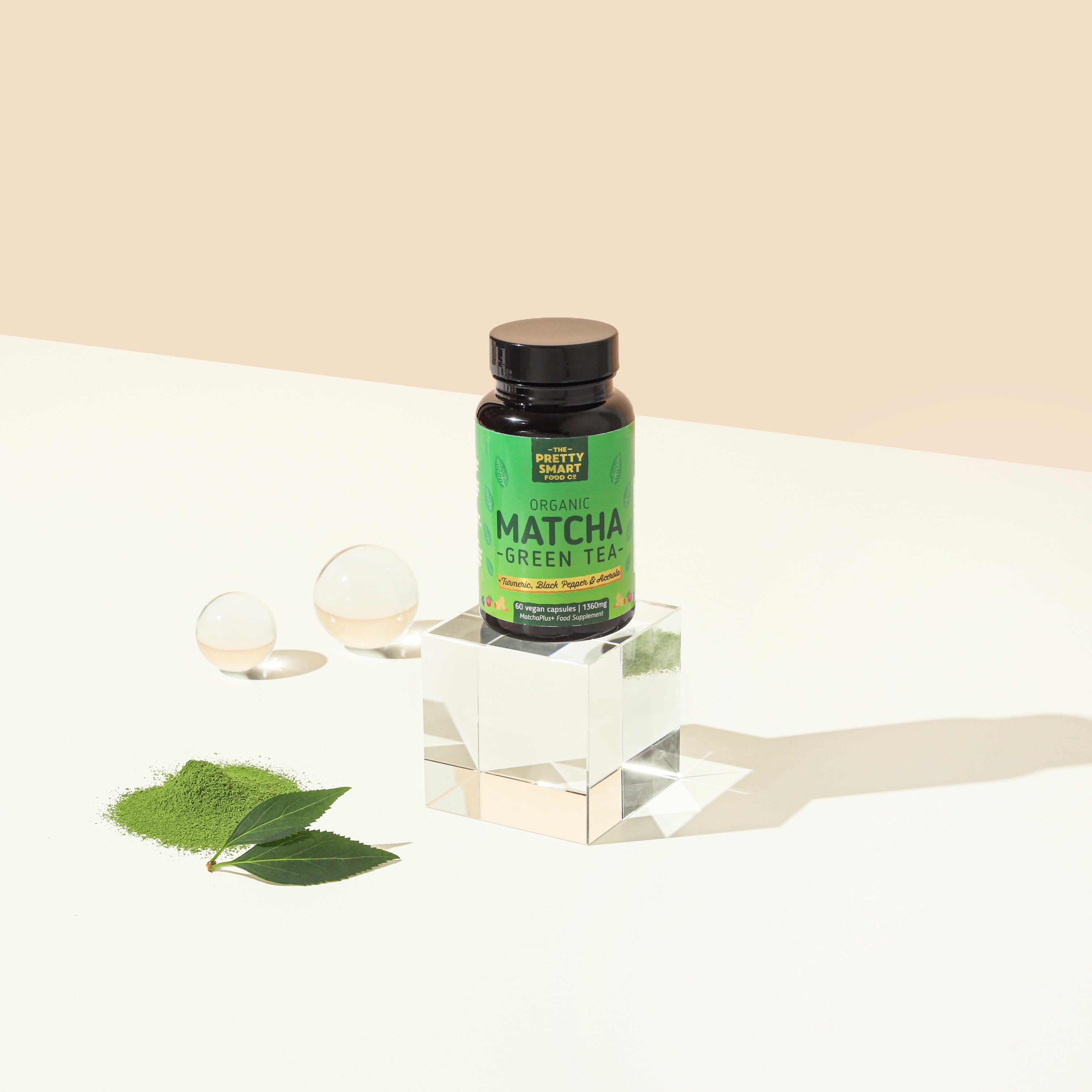 Organic Matcha Green Tea Capsules The Pretty Smart Food Co