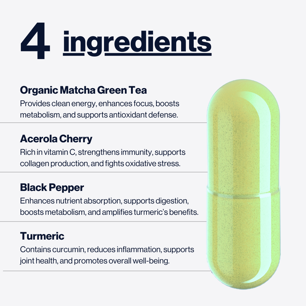 Organic Matcha Green Tea Capsules